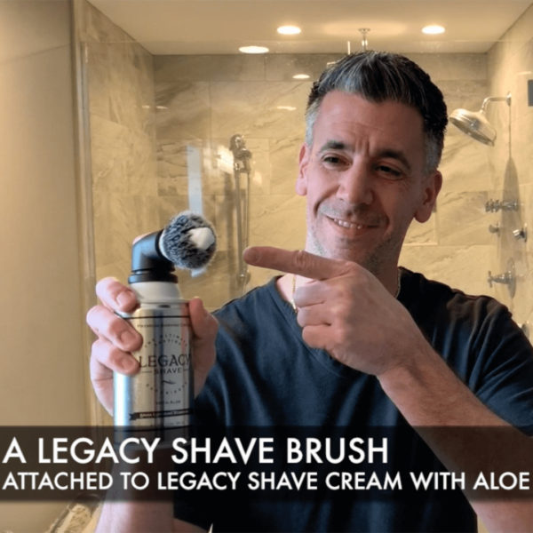 Legacy Shave Cream w/ Aloe: Can with Cap
