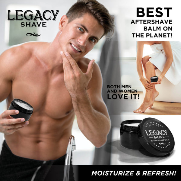 Legacy Shave’s Rich & Thick After Shave Balm – Shea Butter