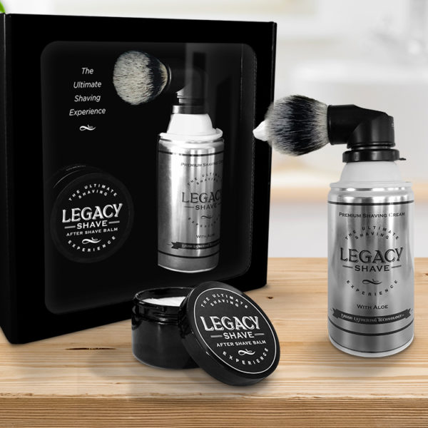 Legacy Shave Brush & After Shave Balm Gift Set