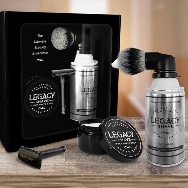 Legacy Shave’s Panther Black Double Edge Safety Razor (includes a 5