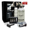Legacy Shave's Ultimate Gift Set w/ Panther Black Double Edge Safety Razor: Legacy Shave Brush w/ Shave Cream, Premium Handmade Bath Soap, 4 Piece Black Stainless Steel Nail Grooming Kit & a Panther Black Safety Razor