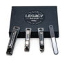Legacy Shave's Trio Gift Set: Legacy Shave Brush w/ Shave Cream, Premium Handmade Bath Soap, and Heavy Duty 4 Piece Black Stainless Steel Nail Grooming Kit - Image 3
